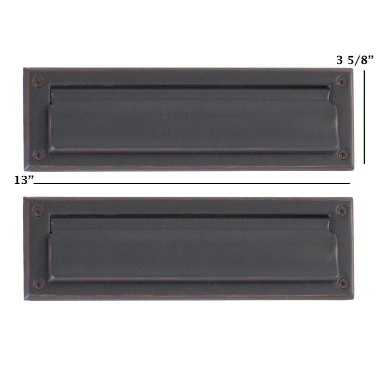 BRASS Accents Brass Mail Slot & Reviews Wayfair